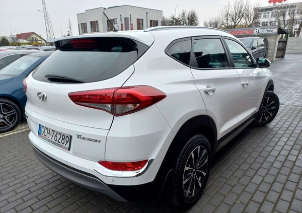 Hyundai Tucson cena 69900 przebieg: 109000, rok produkcji 2017 z Węgorzewo małe 301